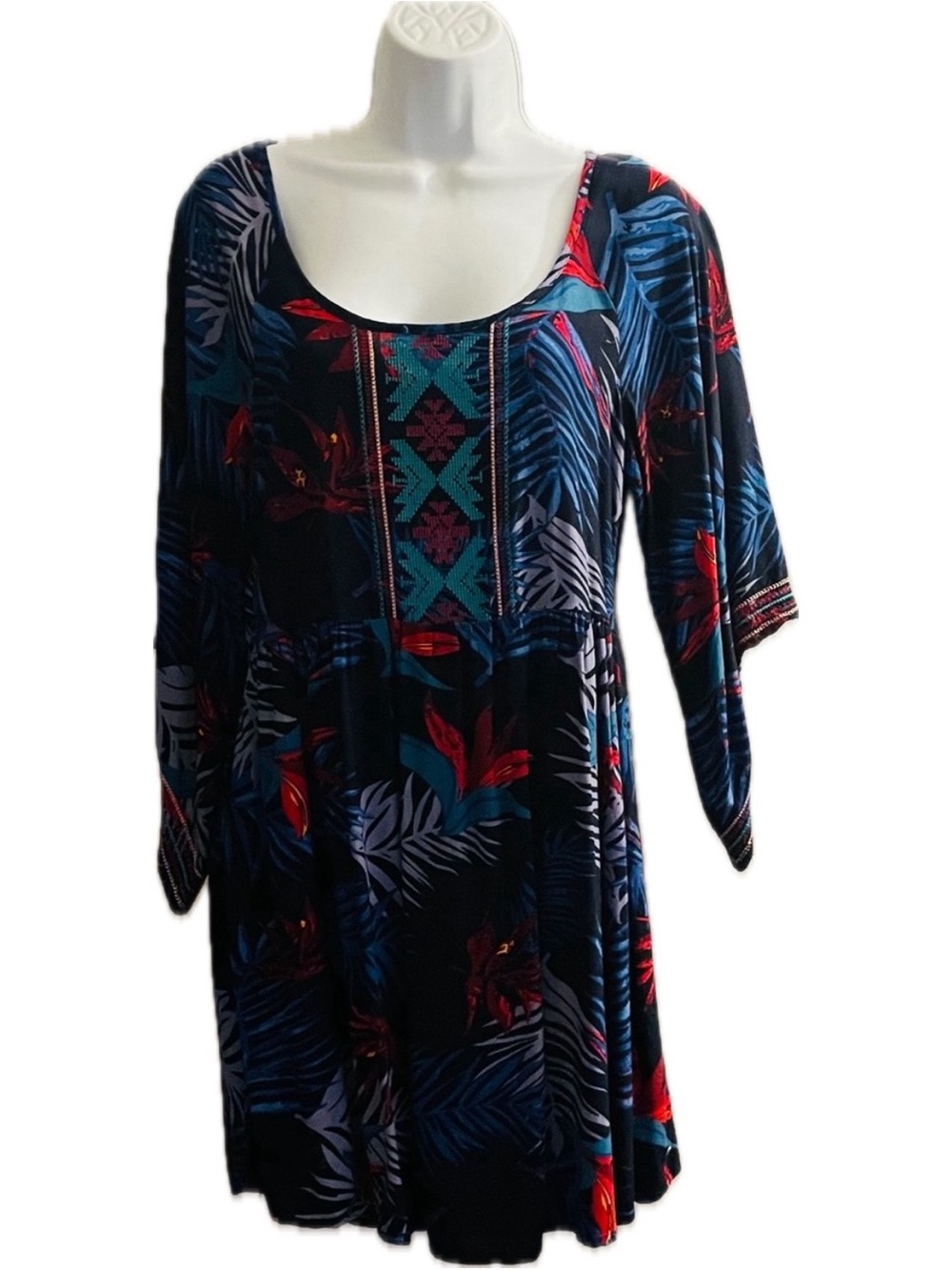 Roxy Sunset City Embroidered Dress